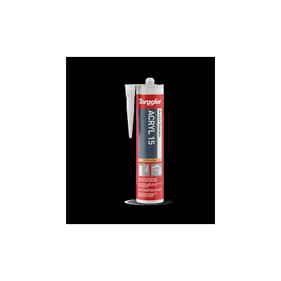 Torggler ACRYL 15 - 310 ml - Biały - uszczelniacz akrylowy do wypełniania szczelin przenoszących odkształcenia do 15%, F EXT/INT